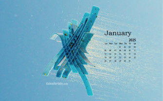 January Calendar Desktop Wallpaper