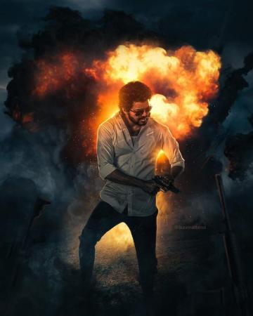 Thalapathy Vijay Flash Graphy Beast