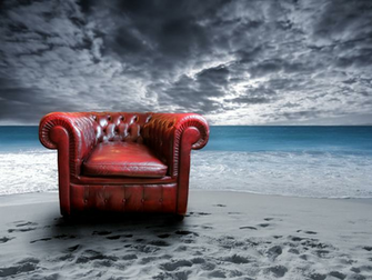 Existentialist Beach Chair Wallpaper Self Esteem Versus Artistic