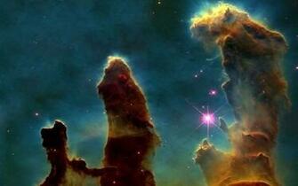 Pillars Of Creation Space HD Wallpaper