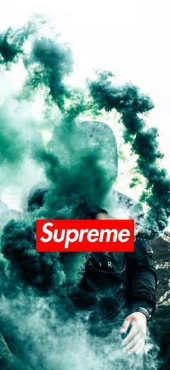 Back To Supreme iPhone Wallpaper Smoke Bomb Background HD