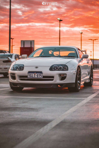 Toyota Supra With Rota Grid And 40r18 Kumho Ku39