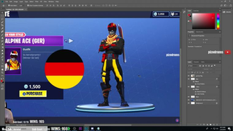 Alpine Ace Germany Fortnite Wallpaper