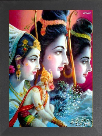 Nuoshopping Jai Shree Ram Hanuman Sita