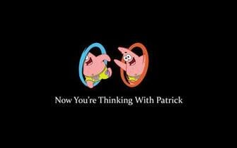 Spongebob Squarepants Portal Humor Funny Wallpaper