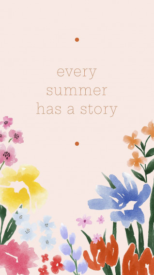 Flower Quote Template Psd Aesthetic Rawpixel