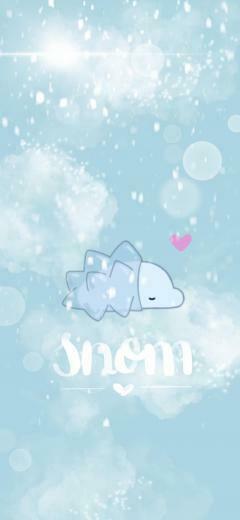 A Snowy Snom For My Phone Background This Winter Or Forever