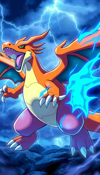Pokemon Mega Charizard X Wallpaper