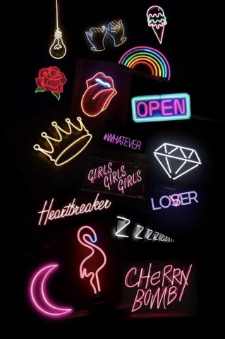Neon Wallpaper Pixel Wallpaperpass
