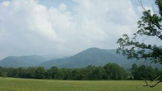 Desktop Wallpaper Image Of Michigan Smokey Mountains Fireworks