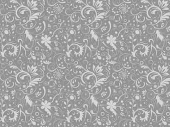 Gray Floral Wallpaper