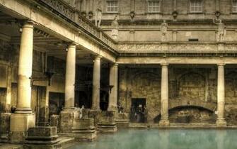 Architecture Hot Water Pool Wallpaper