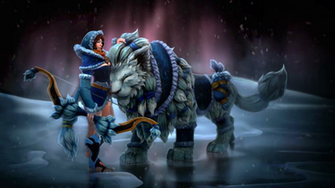 Mirana Snow Storm Wallpaper Dota HD