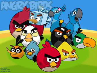 Angry Birds Wallpaper V2 By Coonstito