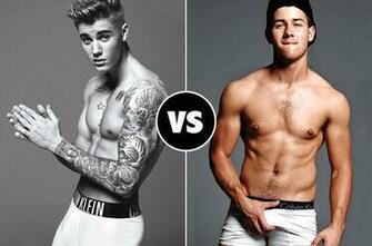 Justin Bieber Nick Jonas Poll Calvin Klein Undies Billboard
