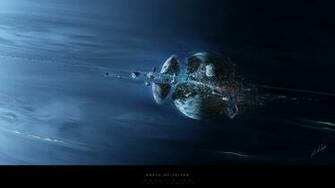 Wallpaper Planet Destruction Debris Cosmos Photo On The Desktop