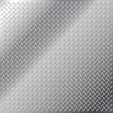 Stainless Steel Diamond Hatch Pattern Vector Metal Background