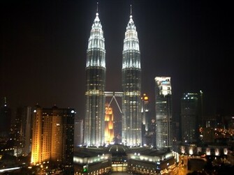 File Name Petronas Tower On Night HD Photo Wallpaper