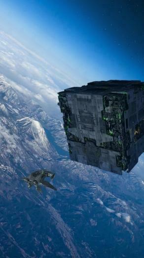 Nature Star Trek Complex Magazine Borg Cube Wallpaper