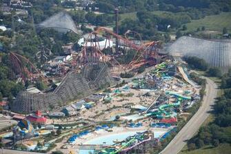 Six Flags America Beautiful Theme Park In Largo Marylan HD Tourist