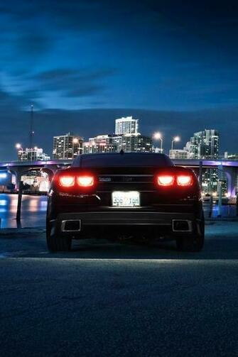 Chevrolet Camaro City Night Simply Beautiful iPhone Wallpaper