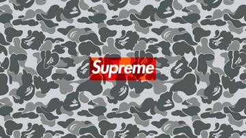 Supreme Bape Logo Wallpaper On