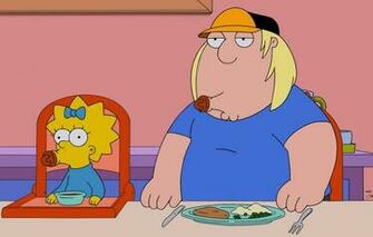 Wallpaper The Simpsons Family Guy