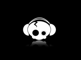 Cute Dj Skull Wallpaper World Collection