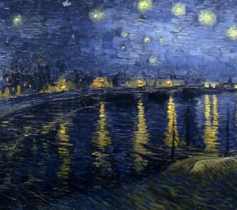 Starry Night Over The Rhone Wallpaper People HD Hi