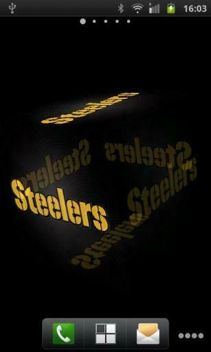 Live Wallpaper Which Bring 3d Pittsburgh Steelers Logo Into Your
