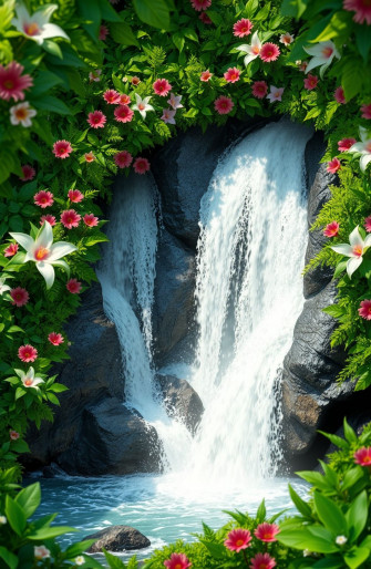 3d Waterfall Wallpaper