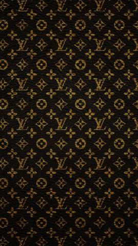 Louis Vuitton Dark Pattern Art iPhone Wallpaper