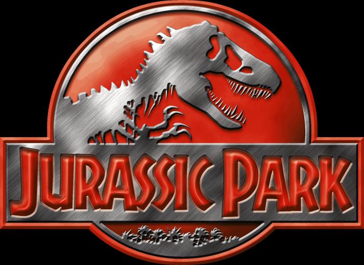 Jurassic Park Logo Red By Onipunisher