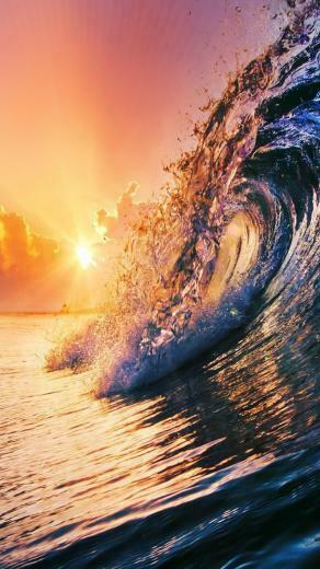 Surfing iPhone Wallpaper Top Background