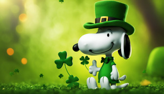Snoopy Wallpaper St Patrick S Day