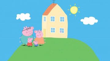 Peppa Pig House 8k Wallpaper