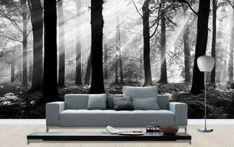 Contoh Wallpaper Dinding Minimalis Living Room Design With August