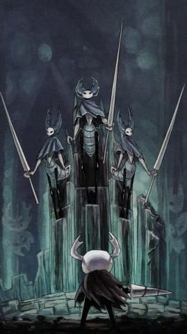 3d iPhone Wallpaper Hollow Knight