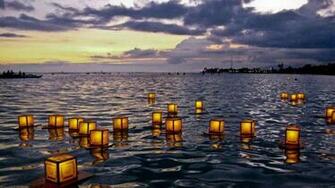 HD Wallpaper Floating Lanterns Festival Thailand X Kb Jpeg