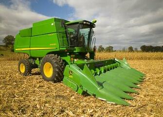 John Deere Combine Wallpaper
