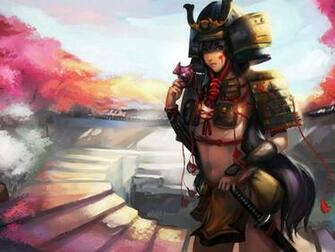 Home Gallery Anime Girls Wallpaper Samurai Girl