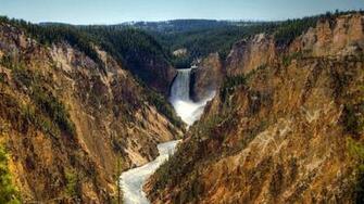 Majestic Waterfall Wallpaper