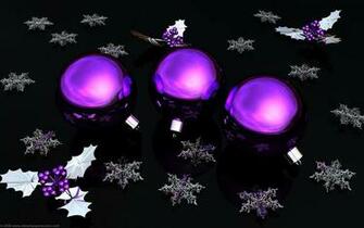 Purple And Silver Ornaments Wallpaper In Screen Resolution