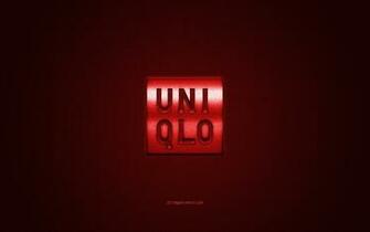 Wallpaper Uniqlo Logo Metal Emblem Apparel Brand Red