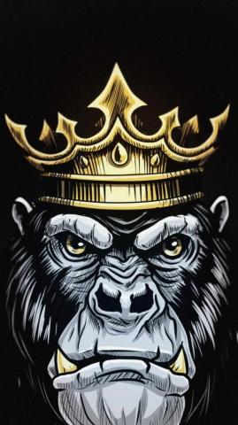 Lion On Fire iPhone Wallpaper
