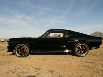 Black Mustang Fastback Wallpaper Photos The Unique