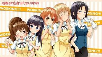 Women Of Wagnaria Left To Right Taneshima Yamada Inami