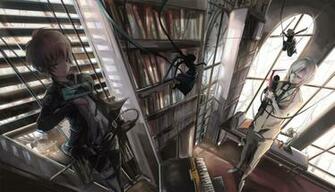Psycho Pass Shingeki No Kyojin Wallpaper Background