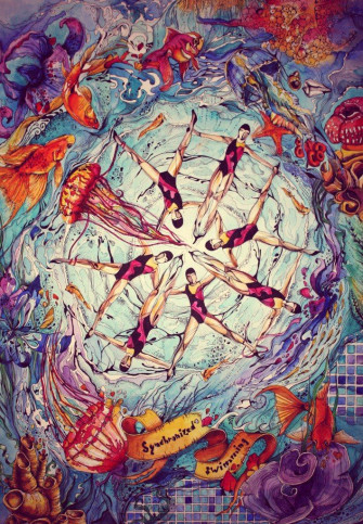Synchronized Swimming Wallpaper