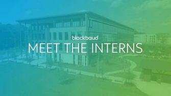 Blackbaud Meet The Interns On Vimeo